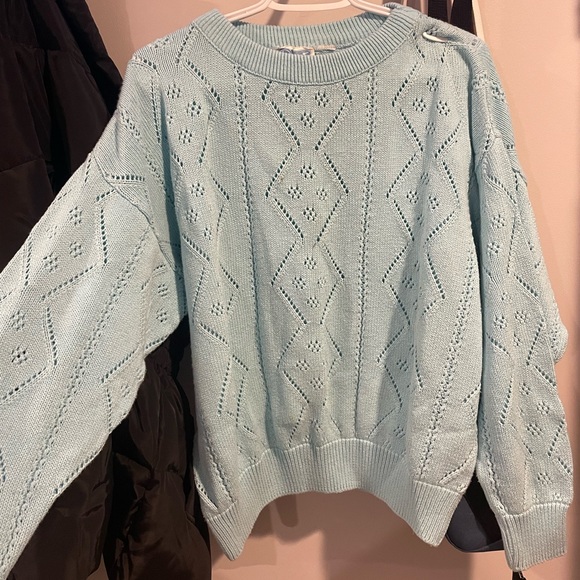 Diamond supply co. blue knit sweater - Picture 1 of 1